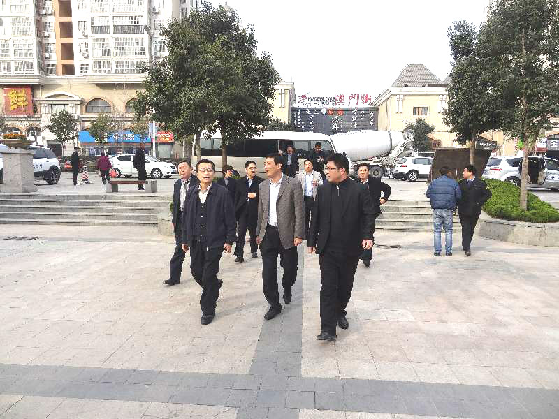 省食安辦副主任省食藥局副局長到寶龍新時代商廈驗收工作