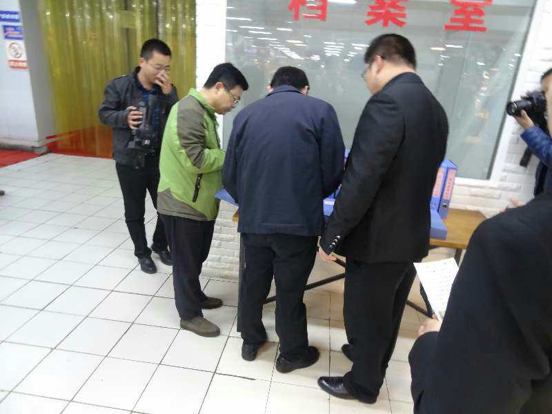 省食安辦副主任省食藥局副局長到寶龍新時代商廈驗收工作