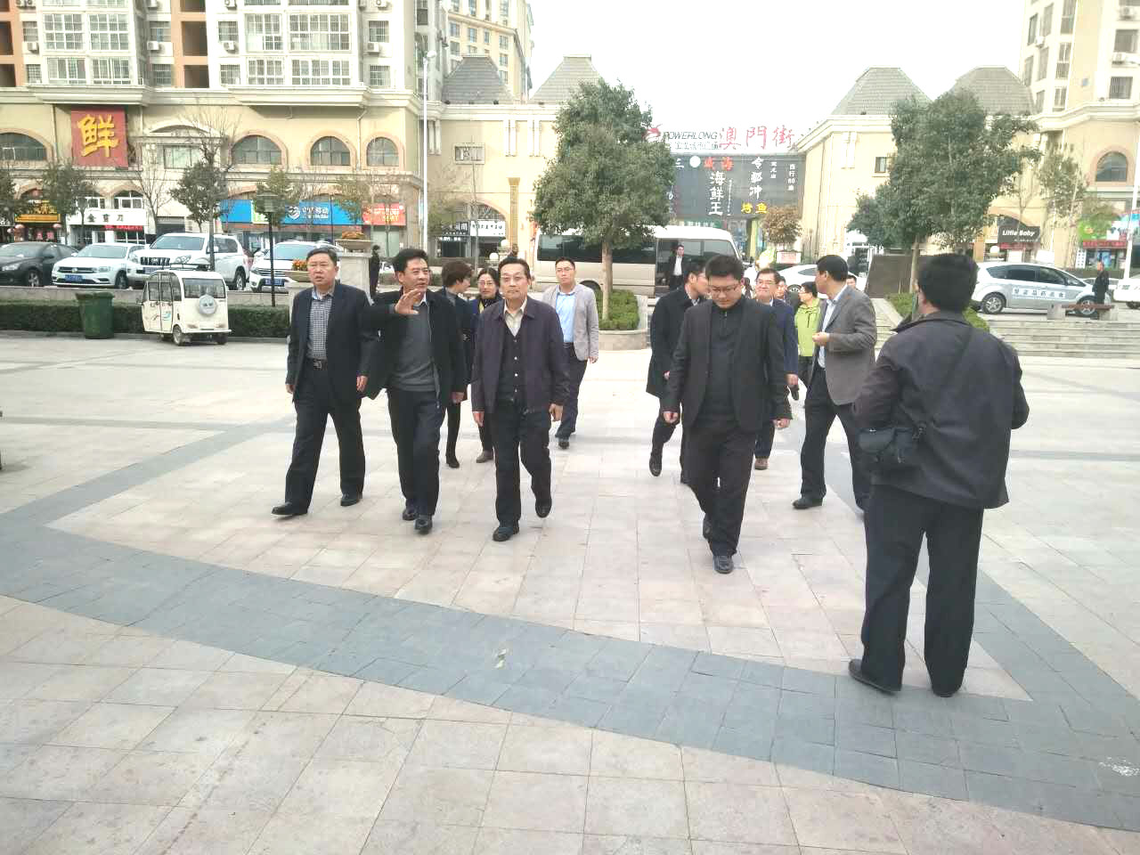 省食安辦副主任省食藥局副局長到寶龍新時代商廈驗收工作